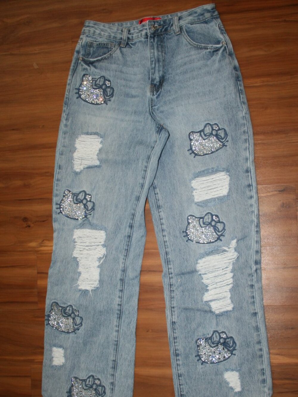Hello Kitty and Friends Distressed Jeans